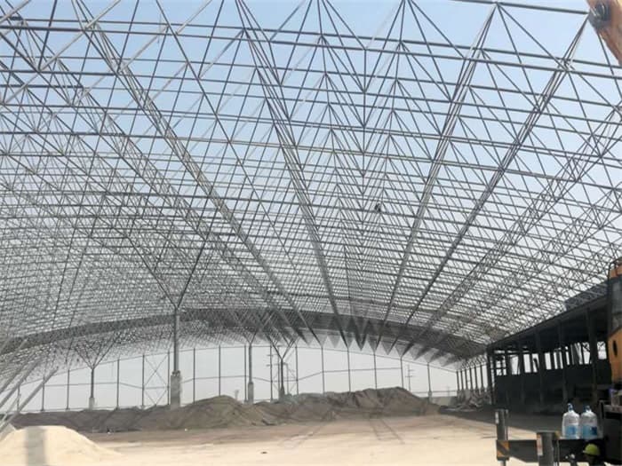 广西钢厂料仓网架工程